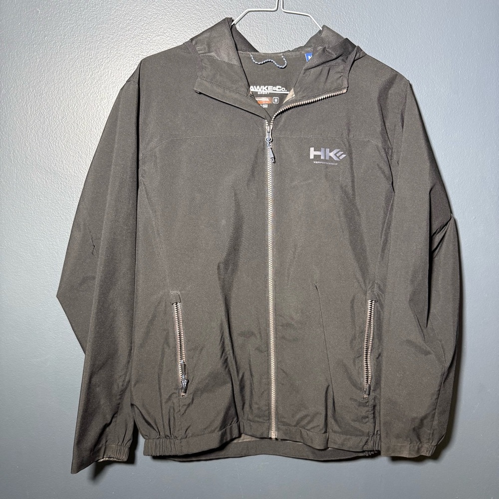 Hawke & Co Black Windbreaker Jacket